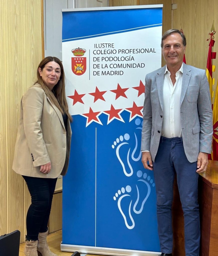 Acuerdo Docline - Colegip de Podología de Madrid por el que implantan la plataforma de telemedicina y la receta electróinca de Docline